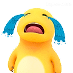 可达鸭大哭表情包