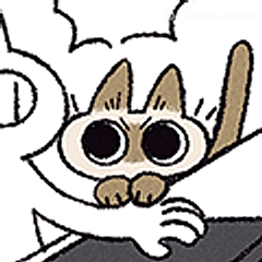 猫猫探头萌翻了