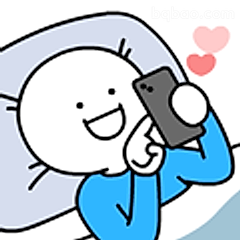 躺着刷手机好开心