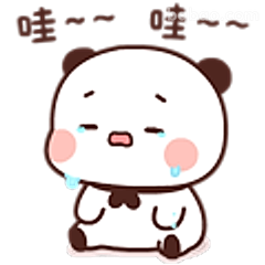 哇~哇~哭哭熊猫