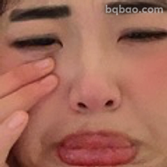 哭到模糊表情包