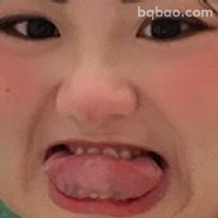 吐舌头搞怪表情