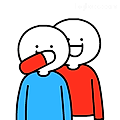 捂嘴偷笑小伙伴