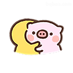 小猪抱抱好治愈