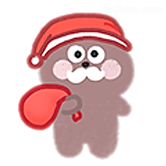 圣诞小熊举礼袋