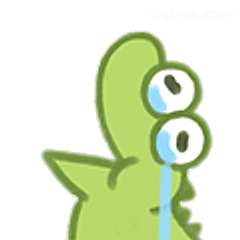 绿色小怪兽哭唧唧