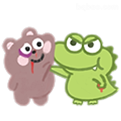 青蛙熊熊互怼日常