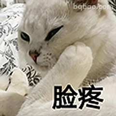 猫猫脸疼