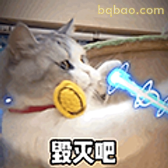 猫咪发射激光毁灭吧