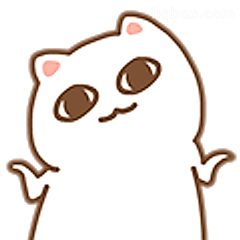 萌猫摊手表示无奈