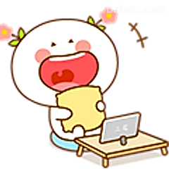 开心大笑抱书本