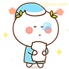 戴花小人委屈抱抱