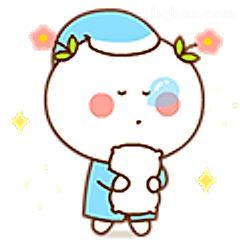 戴花小人委屈抱抱