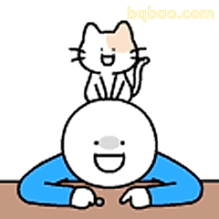 头顶小猫笑嘻嘻