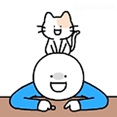 头顶小猫笑嘻嘻