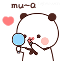 熊猫亲亲表情包