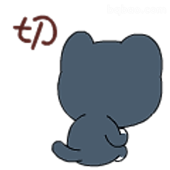 小猫背影tp