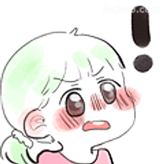 震惊脸红小表情
