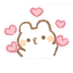 爱心包围小猫咪