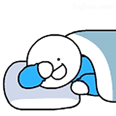 躺平睡觉小人