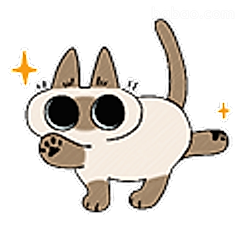 萌猫举爪打招呼