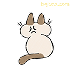 委屈小猫蹲角落