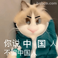 你说中国人不骗中国人