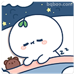 睡觉的小白团子