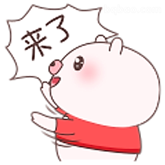 来了！小猪举手