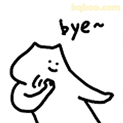 挥手说bye~的小猫