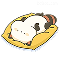 熊猫躺平睡觉