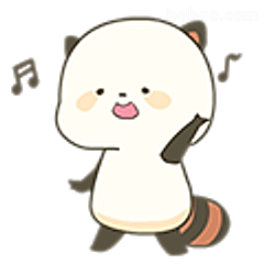 小浣熊唱歌萌萌哒