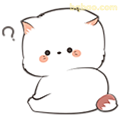 小猫歪头问号