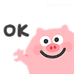 OK小猪挥手