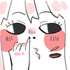 捂嘴偷笑小脸蛋