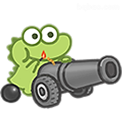 青蛙开炮表情包