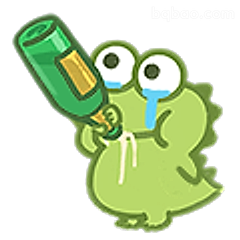 喝酒哭哭小青蛙