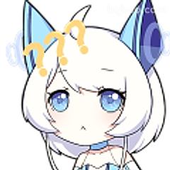 蓝耳猫娘疑惑脸