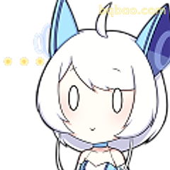 蓝耳少女发呆中