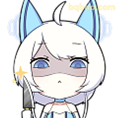 蓝耳猫娘举刀