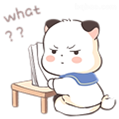 熊猫宝宝困惑脸