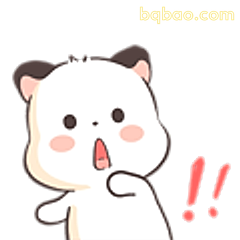 惊讶小熊猫