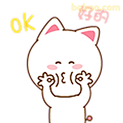 好的OK猫咪表情