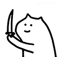 拿刀微笑小猫