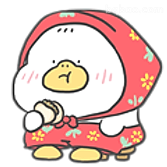 红衣小鸭委屈脸