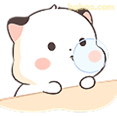 吹泡泡的小猫咪