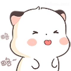 小猫眯眼笑