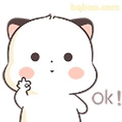 小白猫ok手势