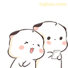 俩小猪看手机笑疯