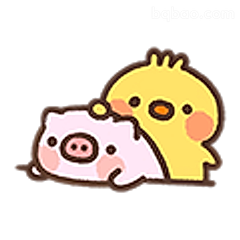 小鸡压猪猪